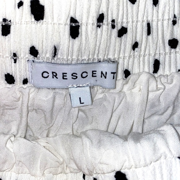 Boutique Crescent white and black Polka-dot Skirt - Picture 5 of 5